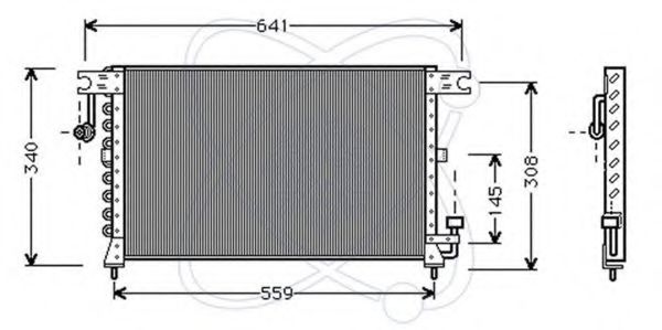 ELECTRO AUTO 30Y0001 Конденсатор, кондиционер для HYUNDAI EXCEL (Хендай Эxcэл) ELECTRO AUTO 30Y0001 Конденсатор, кондиционер для HYUNDAI EXCEL (Хендай Эxcэл)