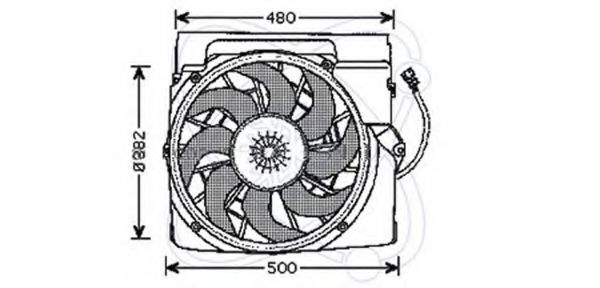 ELECTRO AUTO 32VE003 Вентилятор, охлаждение двигателя для BMW 3 (Бмв 3) ELECTRO AUTO 32VE003 Вентилятор, охлаждение двигателя для BMW 3 (Бмв 3)