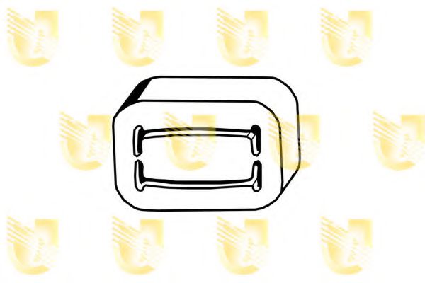 UNIGOM 165076 Резиновые полоски, система выпуска для AUDI 100 (Ауди 100) UNIGOM 165076 Резиновые полоски, система выпуска для AUDI 100 (Ауди 100)