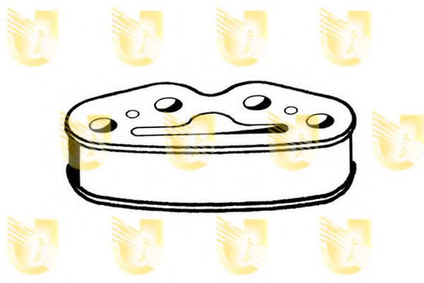 UNIGOM 165081 Резиновые полоски, система выпуска 