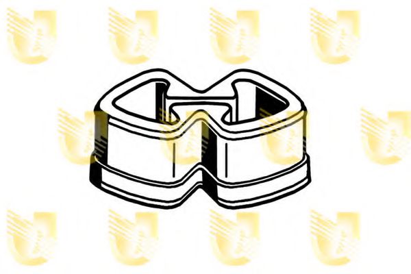 UNIGOM 165155 Резиновые полоски, система выпуска для SKODA FELICIA I (Шкода Фелиция 1)