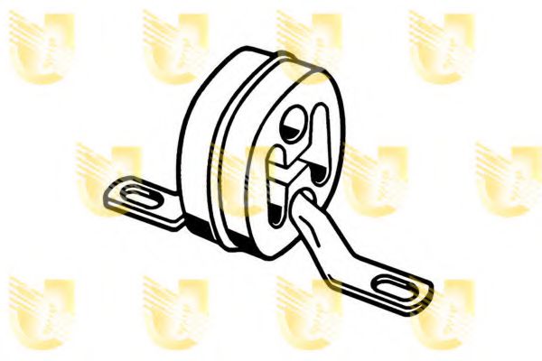 UNIGOM 165156 Резиновые полоски, система выпуска для AUDI A4 (Ауди А4) UNIGOM 165156 Резиновые полоски, система выпуска для AUDI A4 (Ауди А4)