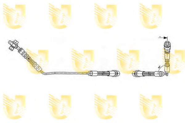 UNIGOM 377876 Тормозной шланг для BMW (Бмв) UNIGOM 377876 Тормозной шланг для BMW (Бмв)
