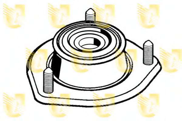 UNIGOM 390166 Опора стойки амортизатора 
