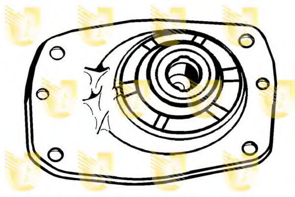 UNIGOM 390186 Опора стойки амортизатора 