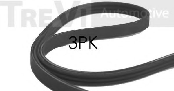 TREVI AUTOMOTIVE 3PK850 Поликлиновой ремень для SMART (Смарт) TREVI AUTOMOTIVE 3PK850 Поликлиновой ремень для SMART (Смарт)