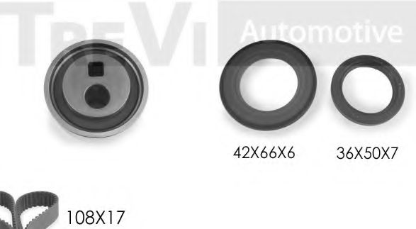 TREVI AUTOMOTIVE KD1006S Комплект ремня ГРМ для CITROëN (Cитроëн) TREVI AUTOMOTIVE KD1006S Комплект ремня ГРМ для CITROëN (Cитроëн)