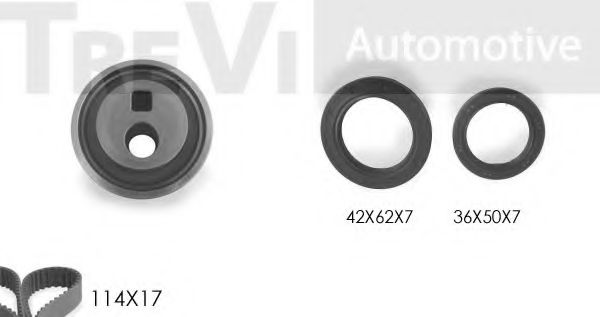 TREVI AUTOMOTIVE KD1019S Комплект ремня ГРМ для CITROëN (Cитроëн) TREVI AUTOMOTIVE KD1019S Комплект ремня ГРМ для CITROëN (Cитроëн)