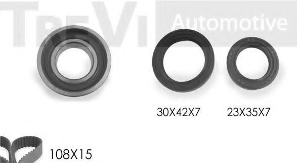 TREVI AUTOMOTIVE KD1048S Комплект ремня ГРМ для FIAT PALIO (Фиат Палио) TREVI AUTOMOTIVE KD1048S Комплект ремня ГРМ для FIAT PALIO (Фиат Палио)