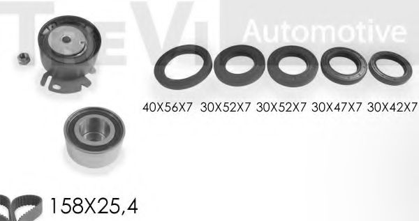 TREVI AUTOMOTIVE KD1183S Комплект ремня ГРМ для FIAT STILO MULTI (Фиат Стило мульти) TREVI AUTOMOTIVE KD1183S Комплект ремня ГРМ для FIAT STILO MULTI (Фиат Стило мульти)