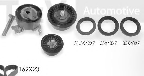 TREVI AUTOMOTIVE KD1219S1 Комплект ремня ГРМ для OPEL SIGNUM (Опель Сигнум) TREVI AUTOMOTIVE KD1219S1 Комплект ремня ГРМ для OPEL SIGNUM (Опель Сигнум)