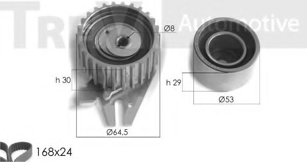 TREVI AUTOMOTIVE KD1224 Комплект ремня ГРМ для LANCIA KAPPA (Лансиа/лянча Каппа) TREVI AUTOMOTIVE KD1224 Комплект ремня ГРМ для LANCIA KAPPA (Лансиа/лянча Каппа)