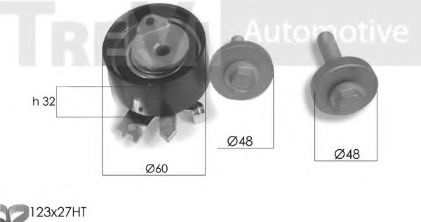 TREVI AUTOMOTIVE KD1243 Комплект ремня ГРМ для DACIA SANDERO (Дача Сандэро) TREVI AUTOMOTIVE KD1243 Комплект ремня ГРМ для DACIA SANDERO (Дача Сандэро)