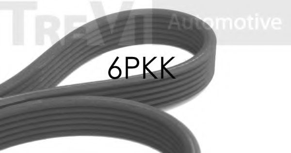 TREVI AUTOMOTIVE 6PKK1817 Поликлиновой ремень для BMW (Бмв) TREVI AUTOMOTIVE 6PKK1817 Поликлиновой ремень для BMW (Бмв)
