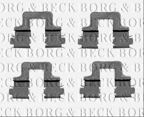 BORG & BECK BBK1230 Комплектующие, колодки дискового тормоза для VOLKSWAGEN BORA / JETTA V (1K5), GOLF V Variant (1K5), JETTA V (1K5), VENTO V (1K5) 1.4 TSI BORG & BECK BBK1230 Комплектующие, колодки дискового тормоза для VOLKSWAGEN BORA / JETTA V (1K5), GOLF V Variant (1K5), JETTA V (1K5), VENTO V (1K5) 1.4 TSI