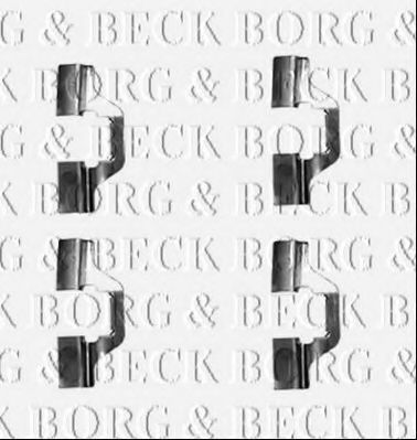 BORG & BECK BBK1255 Комплектующие, колодки дискового тормоза для RENAULT SCNIC II (Рено Сценик 2) BORG & BECK BBK1255 Комплектующие, колодки дискового тормоза для RENAULT SCNIC II (Рено Сценик 2)