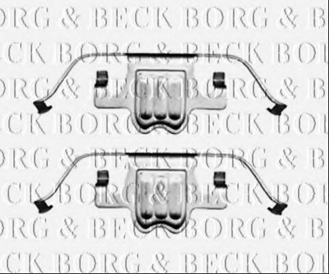 BORG & BECK BBK1381 Комплектующие, колодки дискового тормоза для BMW (Бмв) BORG & BECK BBK1381 Комплектующие, колодки дискового тормоза для BMW (Бмв)
