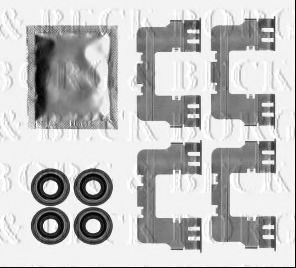 BORG & BECK BBK1396 Комплектующие, колодки дискового тормоза для CHRYSLER (Крайслер) BORG & BECK BBK1396 Комплектующие, колодки дискового тормоза для CHRYSLER (Крайслер)