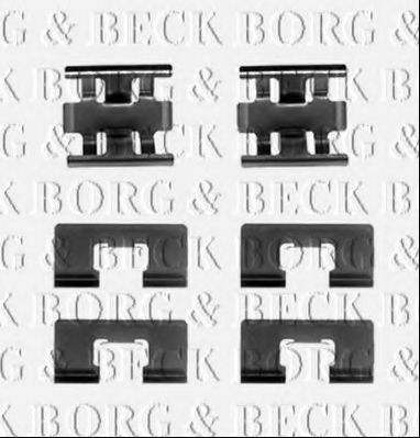 BORG & BECK BBK1485 Комплектующие, колодки дискового тормоза для HONDA (Хонда) BORG & BECK BBK1485 Комплектующие, колодки дискового тормоза для HONDA (Хонда)
