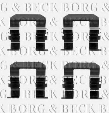 BORG & BECK BBK1538 Комплектующие, колодки дискового тормоза для CHEVROLET CAPTIVA (Шевроле Каптива) BORG & BECK BBK1538 Комплектующие, колодки дискового тормоза для CHEVROLET CAPTIVA (Шевроле Каптива)