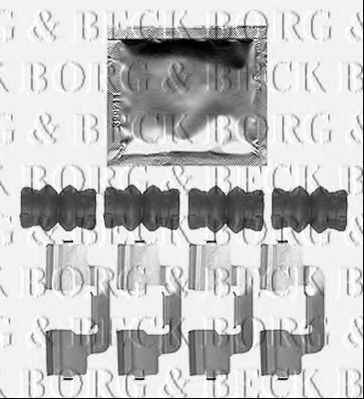 BORG & BECK BBK1551 Комплектующие, колодки дискового тормоза для CITROËN DS5 (CитроËн Дс5) BORG & BECK BBK1551 Комплектующие, колодки дискового тормоза для CITROËN DS5 (CитроËн Дс5)