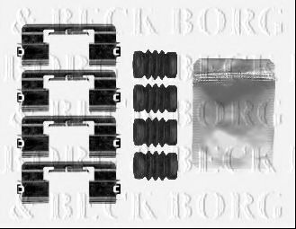 BORG & BECK BBK1579 Комплектующие, колодки дискового тормоза для OPEL (Опель) BORG & BECK BBK1579 Комплектующие, колодки дискового тормоза для OPEL (Опель)