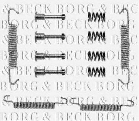 BORG & BECK BBK6007 Комплектующие, колодки дискового тормоза для BMW 7 (Бмв 7) BORG & BECK BBK6007 Комплектующие, колодки дискового тормоза для BMW 7 (Бмв 7)