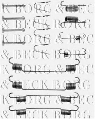 BORG & BECK BBK6100 Комплектующие, колодки дискового тормоза для SUZUKI (Сузуки) BORG & BECK BBK6100 Комплектующие, колодки дискового тормоза для SUZUKI (Сузуки)