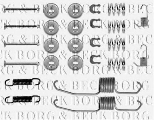 BORG & BECK BBK6108 Комплектующие, колодки дискового тормоза для TOYOTA CARINA E (Тойота/тоета Карина е) BORG & BECK BBK6108 Комплектующие, колодки дискового тормоза для TOYOTA CARINA E (Тойота/тоета Карина е)