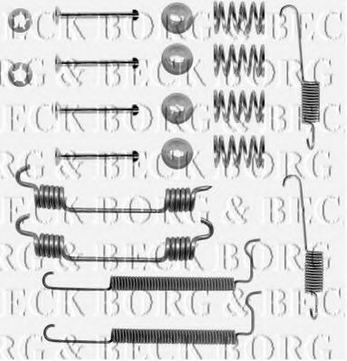 BORG & BECK BBK6112 Комплектующие, колодки дискового тормоза для DAEWOO LANOS / SENS (Дэу Ланос / сэнс) BORG & BECK BBK6112 Комплектующие, колодки дискового тормоза для DAEWOO LANOS / SENS (Дэу Ланос / сэнс)