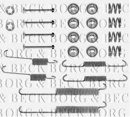 BORG & BECK BBK6132 Комплектующие, колодки дискового тормоза для RENAULT CLIO II (Рено Клио 2) BORG & BECK BBK6132 Комплектующие, колодки дискового тормоза для RENAULT CLIO II (Рено Клио 2)