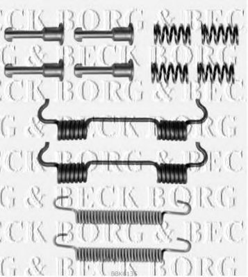 BORG & BECK BBK6136 Комплектующие, колодки дискового тормоза для BMW (Бмв) BORG & BECK BBK6136 Комплектующие, колодки дискового тормоза для BMW (Бмв)