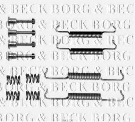 BORG & BECK BBK6139 Комплектующие, колодки дискового тормоза для CITROËN SYNERGIE (CитроËн Сънэргиэ) BORG & BECK BBK6139 Комплектующие, колодки дискового тормоза для CITROËN SYNERGIE (CитроËн Сънэргиэ)