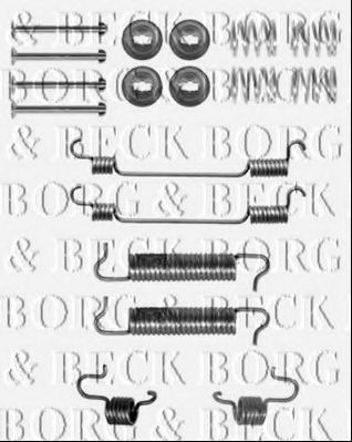 BORG & BECK BBK6155 Комплектующие, колодки дискового тормоза для OPEL (Опель) BORG & BECK BBK6155 Комплектующие, колодки дискового тормоза для OPEL (Опель)