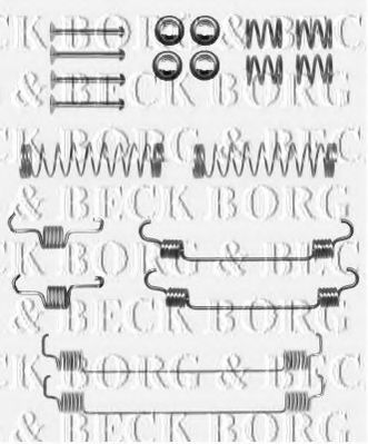 BORG & BECK BBK6166 Комплектующие, колодки дискового тормоза для CITROëN (Cитроëн) BORG & BECK BBK6166 Комплектующие, колодки дискового тормоза для CITROëN (Cитроëн)