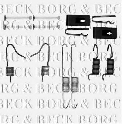 BORG & BECK BBK6167 Комплектующие, колодки дискового тормоза для TOYOTA (Тойота/тоета) BORG & BECK BBK6167 Комплектующие, колодки дискового тормоза для TOYOTA (Тойота/тоета)