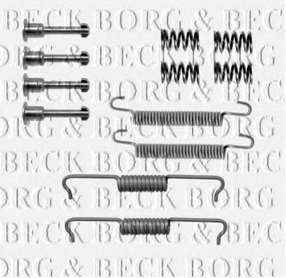 BORG & BECK BBK6177 Комплектующие, колодки дискового тормоза для BMW (Бмв) BORG & BECK BBK6177 Комплектующие, колодки дискового тормоза для BMW (Бмв)