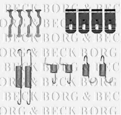 BORG & BECK BBK6191 Комплектующие, колодки дискового тормоза для HONDA SHUTTLE (Хонда Шуттлэ) BORG & BECK BBK6191 Комплектующие, колодки дискового тормоза для HONDA SHUTTLE (Хонда Шуттлэ)