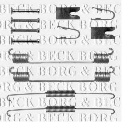 BORG & BECK BBK6253 Комплектующие, колодки дискового тормоза для FIAT MULTIPLA (Фиат Мултипла) BORG & BECK BBK6253 Комплектующие, колодки дискового тормоза для FIAT MULTIPLA (Фиат Мултипла)