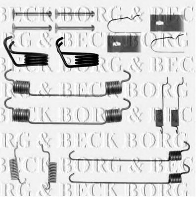 BORG & BECK BBK6263 Комплектующие, колодки дискового тормоза для MAZDA 323 ASTINA VI (Мазда 323 астина 6) BORG & BECK BBK6263 Комплектующие, колодки дискового тормоза для MAZDA 323 ASTINA VI (Мазда 323 астина 6)