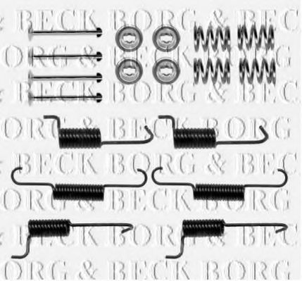 BORG & BECK BBK6270 Комплектующие, колодки дискового тормоза для KIA (Киа) BORG & BECK BBK6270 Комплектующие, колодки дискового тормоза для KIA (Киа)