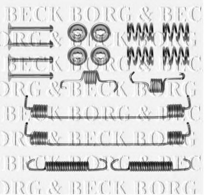 BORG & BECK BBK6292 Комплектующие, колодки дискового тормоза для RENAULT LOGAN I (Рено Логан 1) BORG & BECK BBK6292 Комплектующие, колодки дискового тормоза для RENAULT LOGAN I (Рено Логан 1)
