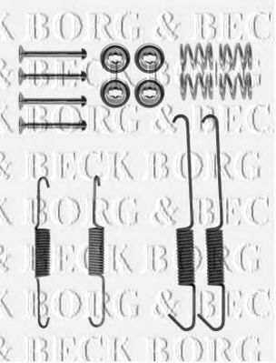 BORG & BECK BBK6301 Комплектующие, колодки дискового тормоза для TOYOTA IQ (Тойота/тоета Иq) BORG & BECK BBK6301 Комплектующие, колодки дискового тормоза для TOYOTA IQ (Тойота/тоета Иq)