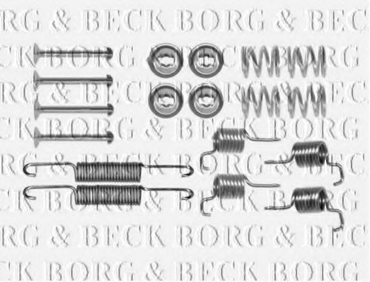 BORG & BECK BBK6306 Комплектующие, колодки дискового тормоза для TOYOTA (Тойота/тоета) BORG & BECK BBK6306 Комплектующие, колодки дискового тормоза для TOYOTA (Тойота/тоета)