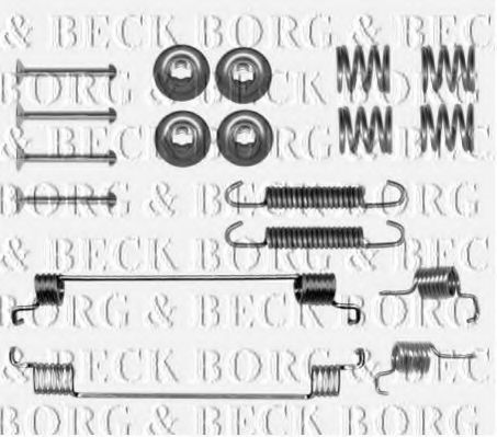 BORG & BECK BBK6308 Комплектующие, колодки дискового тормоза для FIAT 500 C (Фиат 500 c) BORG & BECK BBK6308 Комплектующие, колодки дискового тормоза для FIAT 500 C (Фиат 500 c)