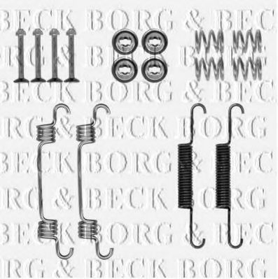 BORG & BECK BBK6318 Комплектующие, колодки дискового тормоза для KIA (Киа) BORG & BECK BBK6318 Комплектующие, колодки дискового тормоза для KIA (Киа)