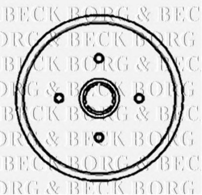 BORG & BECK BBR7002 Тормозной барабан для VOLKSWAGEN GOLF IV (Фольксваген Гольф 4) BORG & BECK BBR7002 Тормозной барабан для VOLKSWAGEN GOLF IV (Фольксваген Гольф 4)