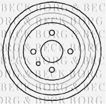 BORG & BECK BBR7041 Тормозной барабан для OPEL ASCONA B (Опель Асcона б) BORG & BECK BBR7041 Тормозной барабан для OPEL ASCONA B (Опель Асcона б)