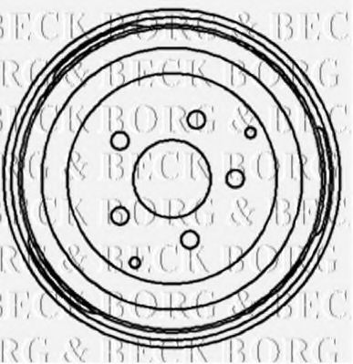 BORG & BECK BBR7047 Тормозной барабан для VOLKSWAGEN T3 CARAVELLE (Фольксваген Т3 cараvэллэ) BORG & BECK BBR7047 Тормозной барабан для VOLKSWAGEN T3 CARAVELLE (Фольксваген Т3 cараvэллэ)