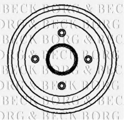 BORG & BECK BBR7068 Тормозной барабан для RENAULT 9 (Рено 9) BORG & BECK BBR7068 Тормозной барабан для RENAULT 9 (Рено 9)